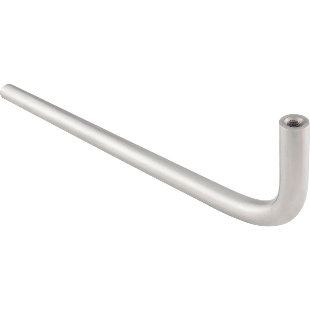 Grimme Garderobenhängebügel Nora L-Form ø 12mm,Breite230mm,Höhe65mm,Edelstahl gebürstet