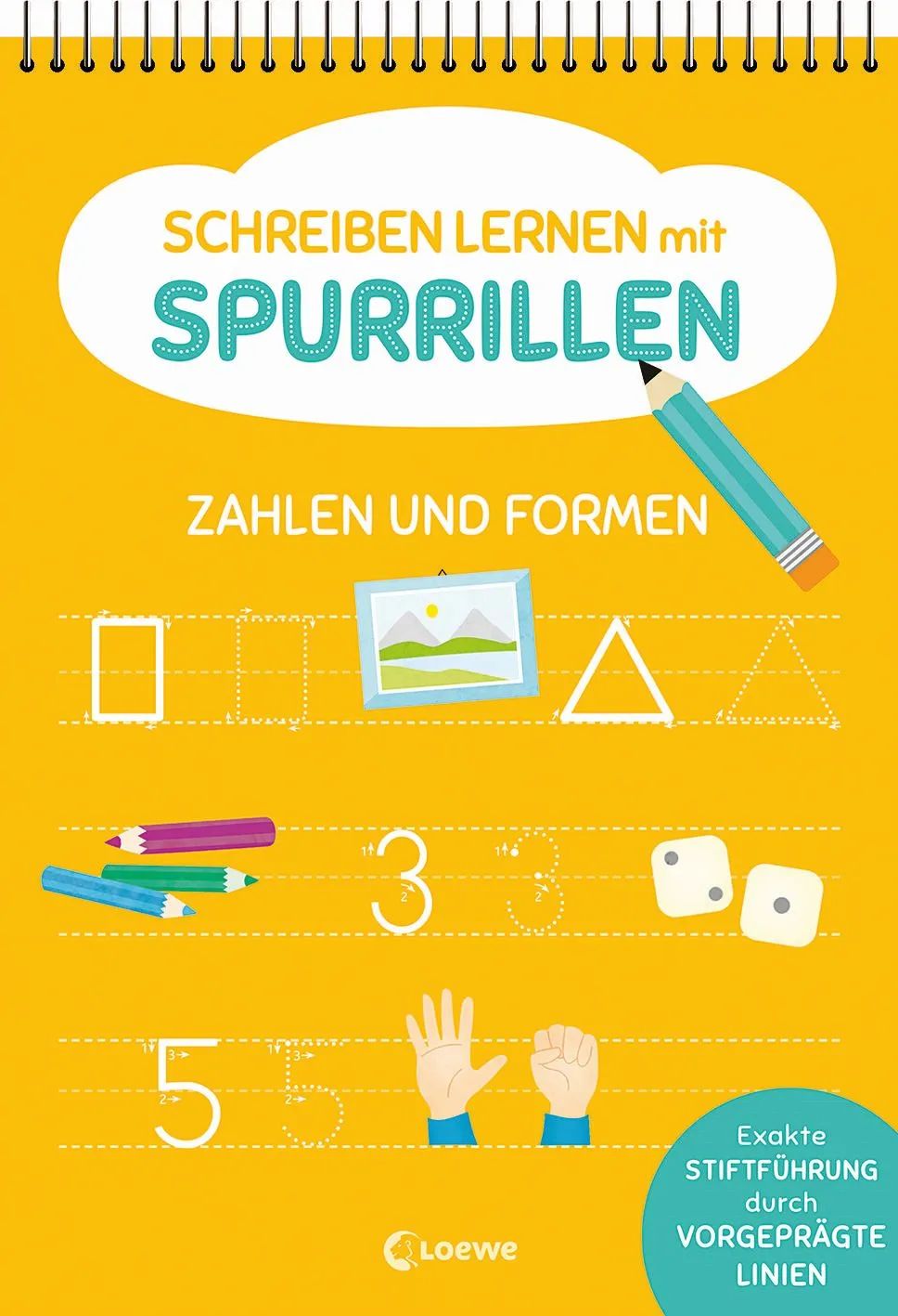 Loewe Verlag GmbH Schreiben lernen Spurrillen Zahlen&Forme