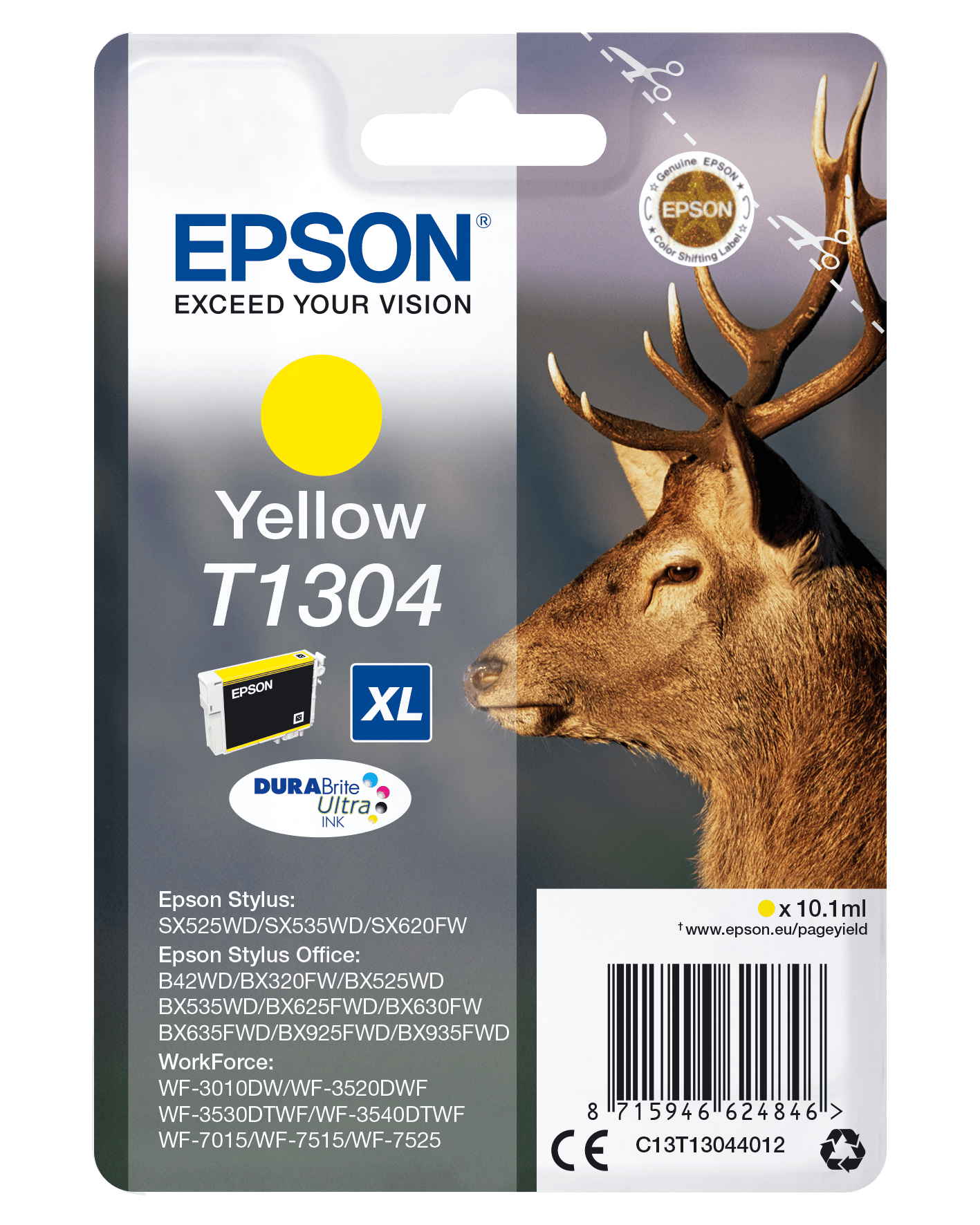 Epson T1304 Tinte Hirsch Single, Standard, gelb