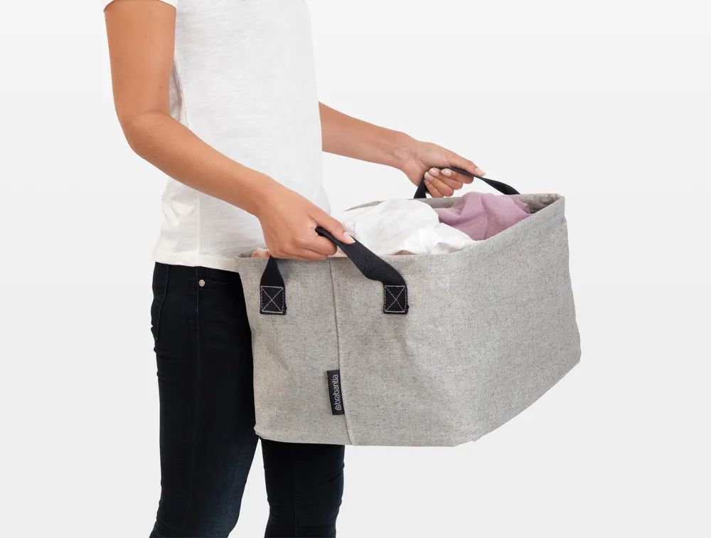 Brabantia Faltbarer Wäschekorb, 35L - Grey