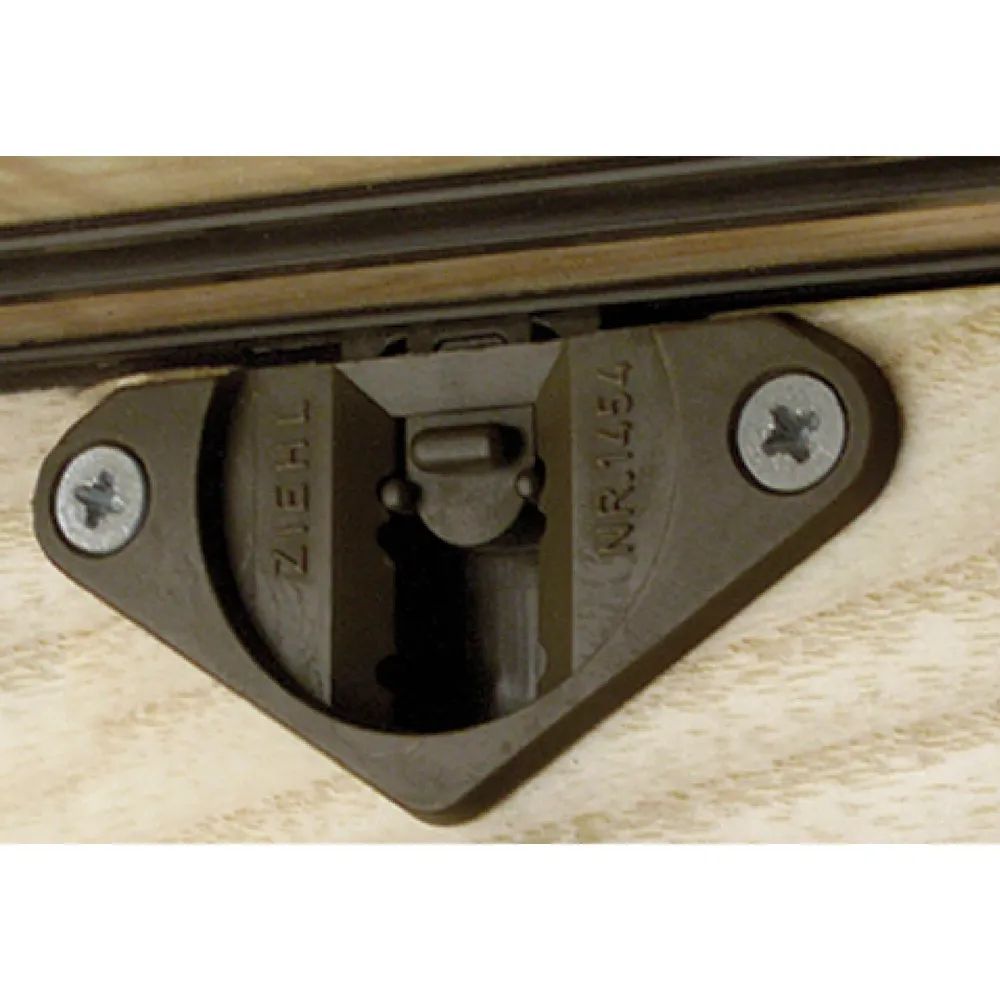 ZIEHL 25 Innenfront FührungsriegeL - Bohr ø 30, Kunststoff braun