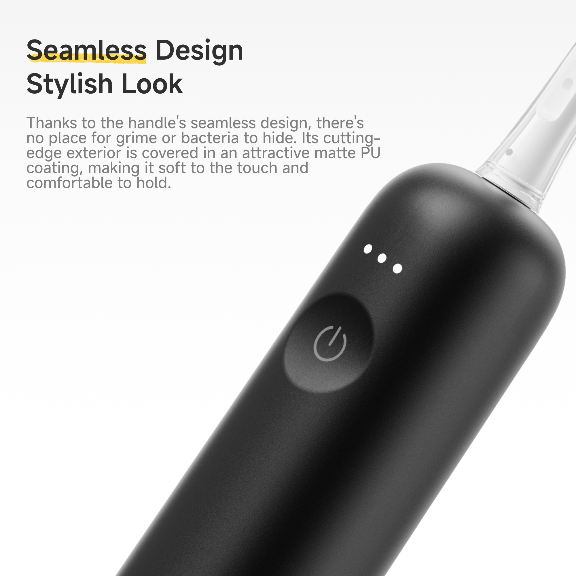 Laifen Wave Special Edition Electric Toothbrush - Matte Black