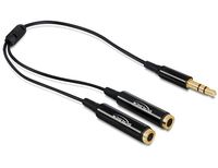Delock Audio-Splitter - mini-phone stereo 3.5 mm männlich zu mini-phone stereo 3.5 mm weiblich