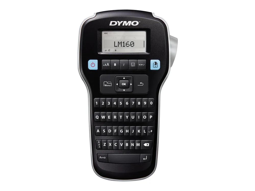 Dymo LabelMANAGER 160 - Value Pack - Beschriftungsgerät - s/w - Thermotransfer - Rolle (1,2 cm)