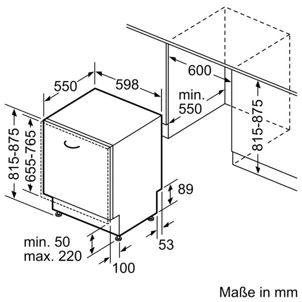 Neff VollIntegrierbarer Geschirrspüler - 60cm - 13MG