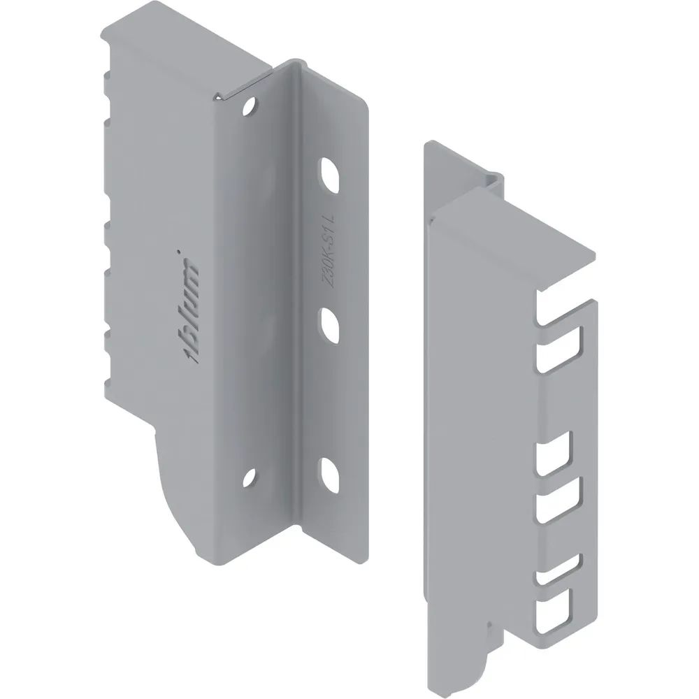 BLUM TANDEMBOX antaro Rückwandhalter, Höhe K, grau RAL 9006