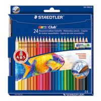 STAEDTLER Noris Club aquarell - Farbstift - gemischte Farben (Packung mit 24)