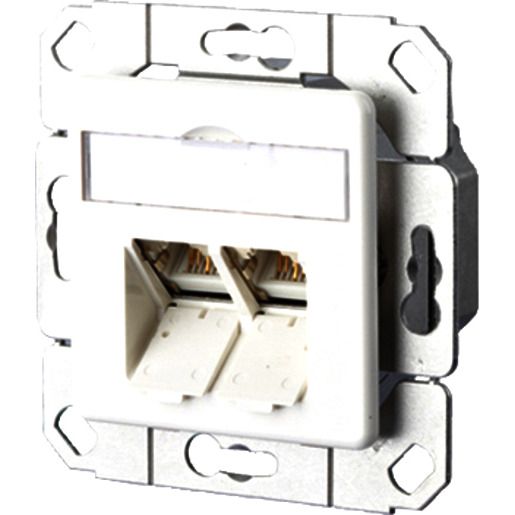Metz Connect DATENDOSE LSA C6A 2FACH UPK RW / METZ 130C381102-I RAL9010 130C381102-I