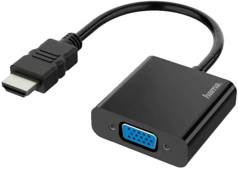 Hama 200343 HDMI-Adapter auf VGA, + Audio