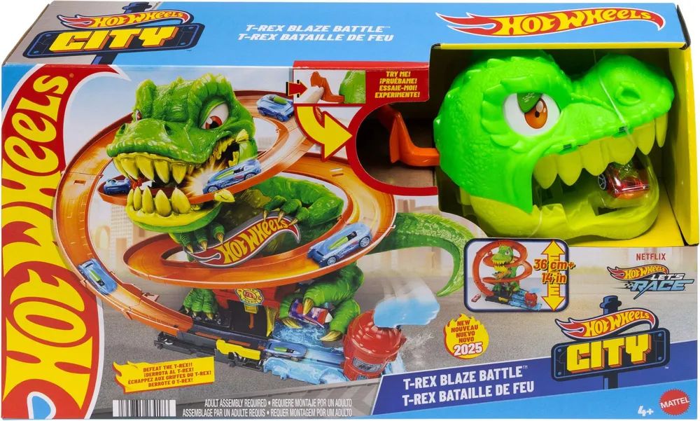 Mattel GmbH HW City T-Rex vs Fire Station