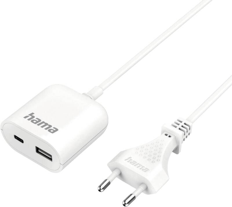 Hama 223204 USB-A+C NETZTEIL/KABEL/2F/17,5W