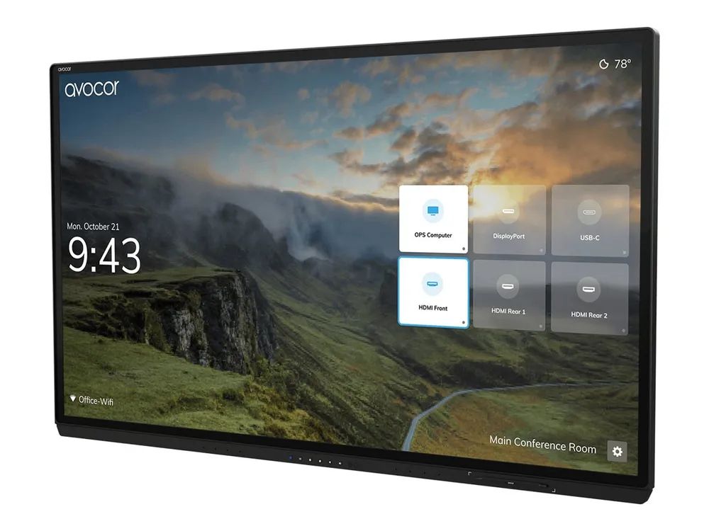 Avocor AVG-7560 - 190 cm (75") Diagonalklasse G Series LCD-Display mit LED-Hintergrundbeleuchtung - interaktiv - mit Touchscreen (Multi-Touch)