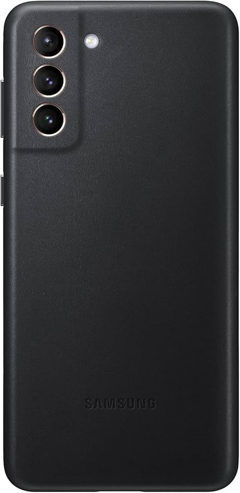 Samsung Leather Cover "EF-VG996" für Galaxy S21+, Schwarz