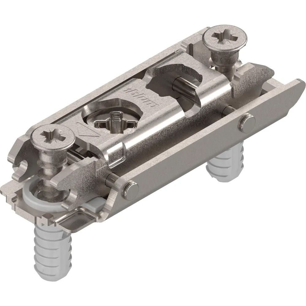 BLUM CLIP Exzenter Montageplatte gerade, Stahl, EXPANDO, Distanz 0 mm