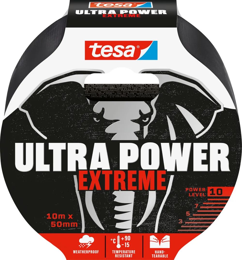 tesa® Ultra Power Extreme Tape – extra starkes Reparaturband – wetterfest & langlebig