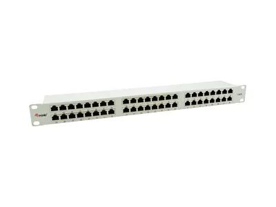 Equip Pro - Patch Panel - Rack montierbar - CAT 6 - STP - RJ-45 X 48 - Hellgrau - 1U - 48.3 cm (19")