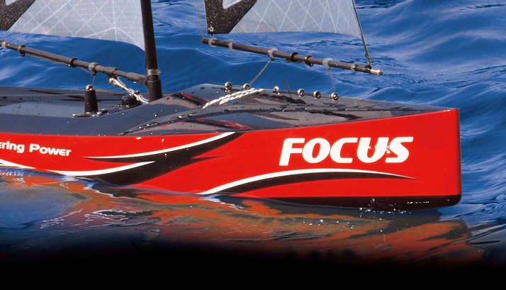 Amewi Focus V2 - Betriebsbereit (RTR) - Schwarz - Grau - Rot - Boot - Elektromotor - 2.4 GHz - 170 mm