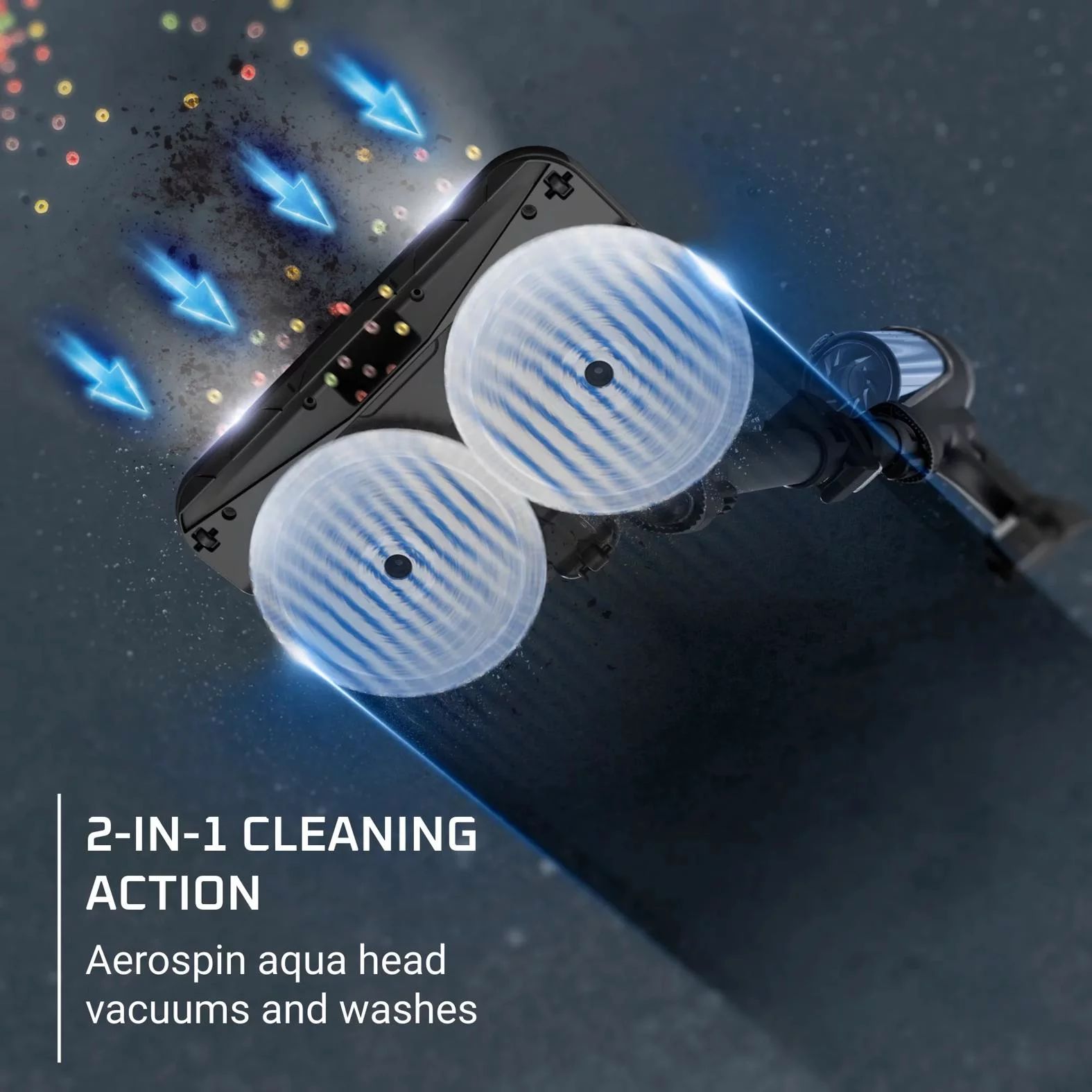 Rowenta RH9LC1 Akku-Staubsauger X-Force Flex 12.60 Neo Allergy Aqua, Deep-Cleaning Power