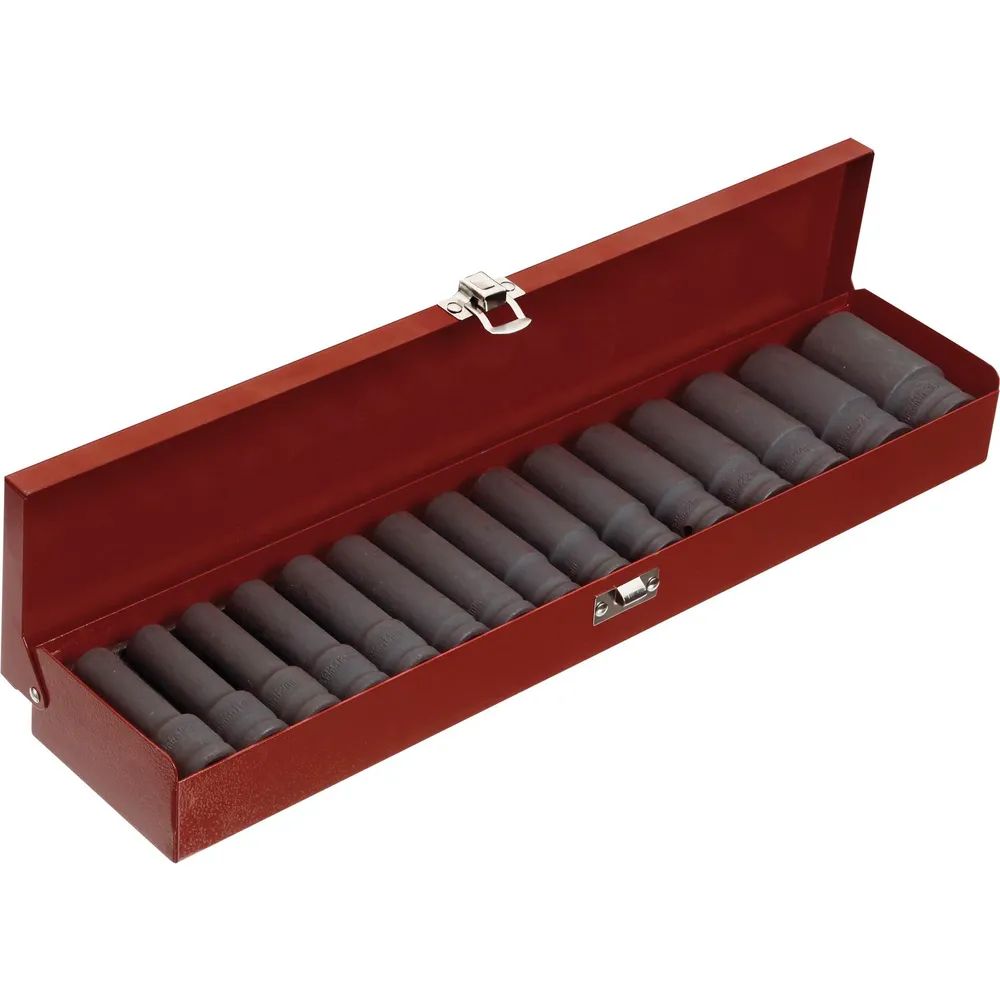 WGB Kraftsteckschlüssel-Satz 3316 MK DIN 3129 1/2 vierkant 19-teilig