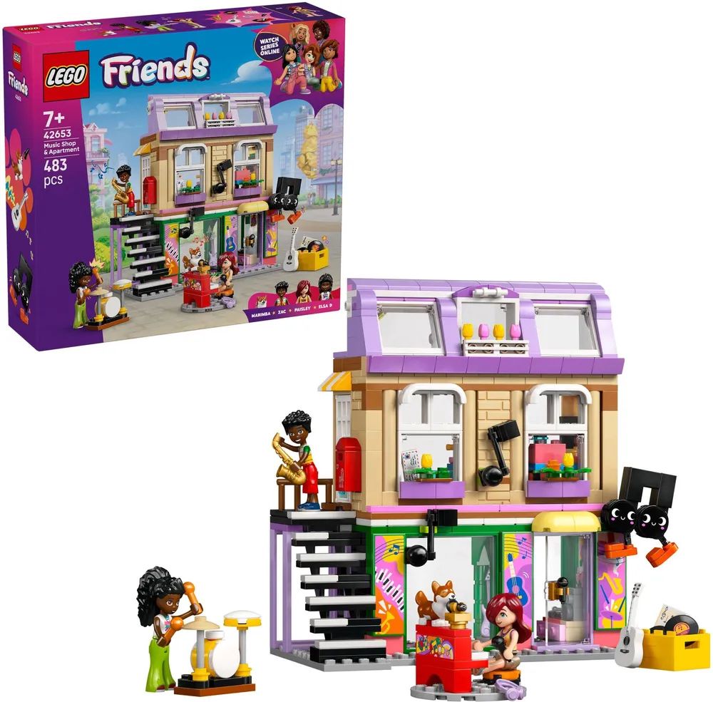 LEGO 42653 Friends Musikladen & Wohnung