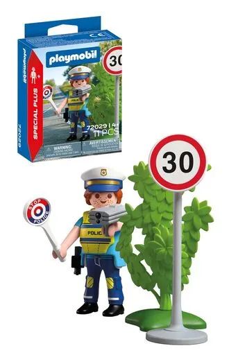 Playmobil Polizist mit Radar