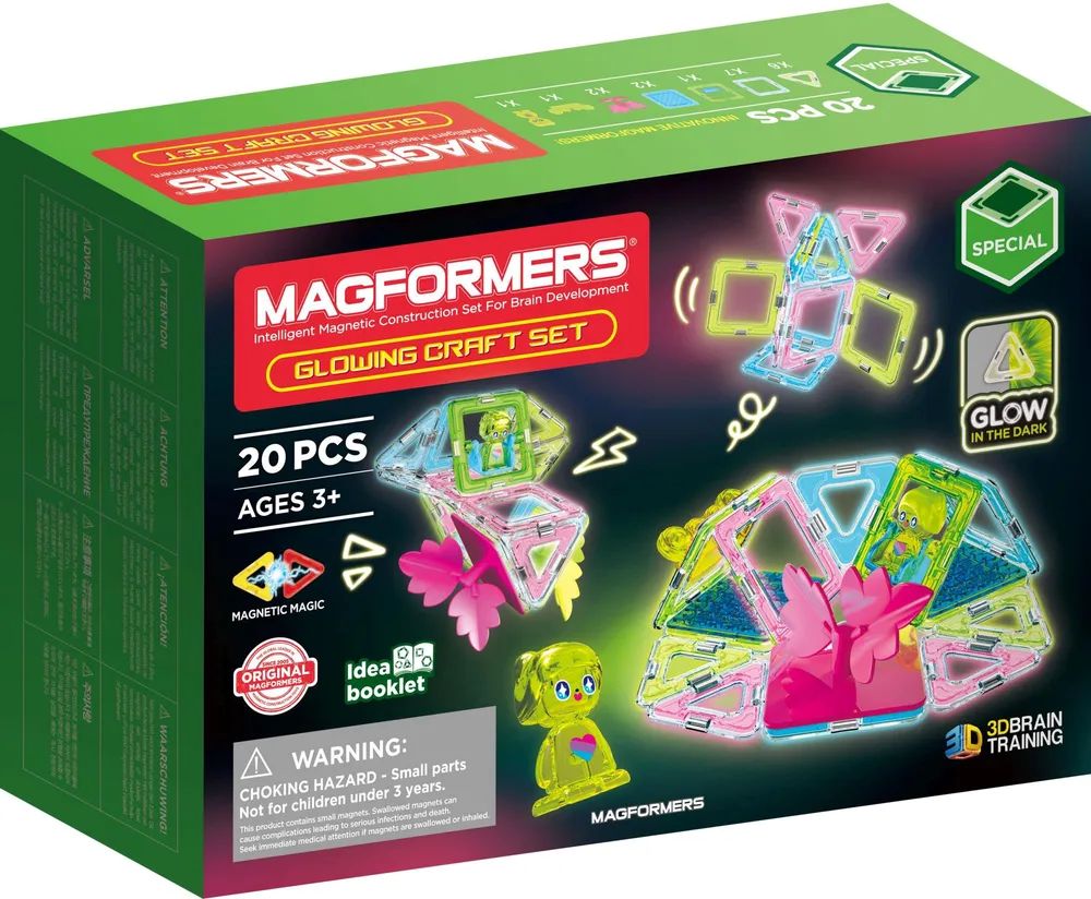 Magformers GmbH Magformers Glowing Craft Set