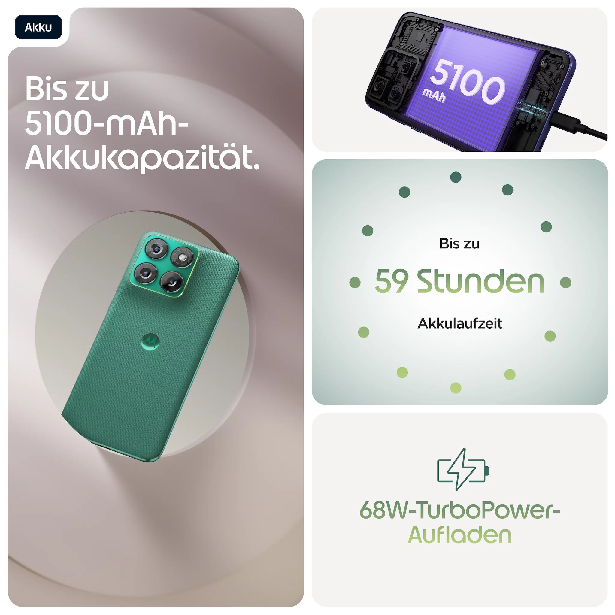 Motorola edge70 Fusion 8/256GB, PANTONE Sporting Green