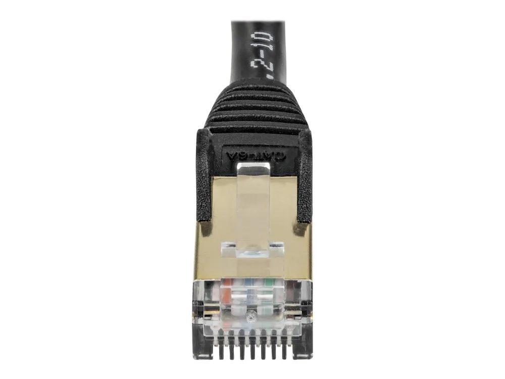StarTech.com 10m CAT6a Patchkabel - schwarz - snagless RJ45 - Patch-Kabel - RJ-45 (M)