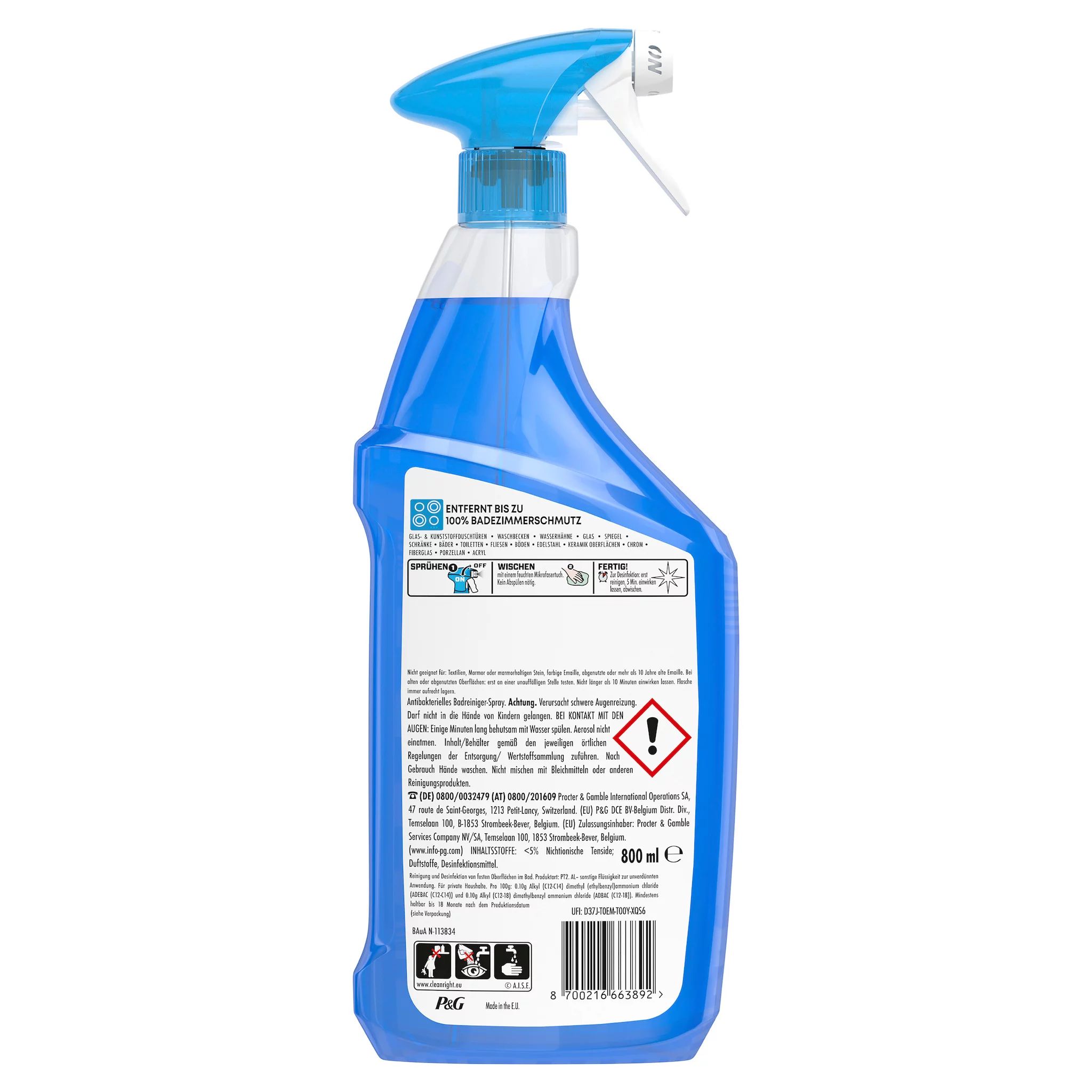 Meister Proper Sprühen-Wischen-Fertig Spray Bad