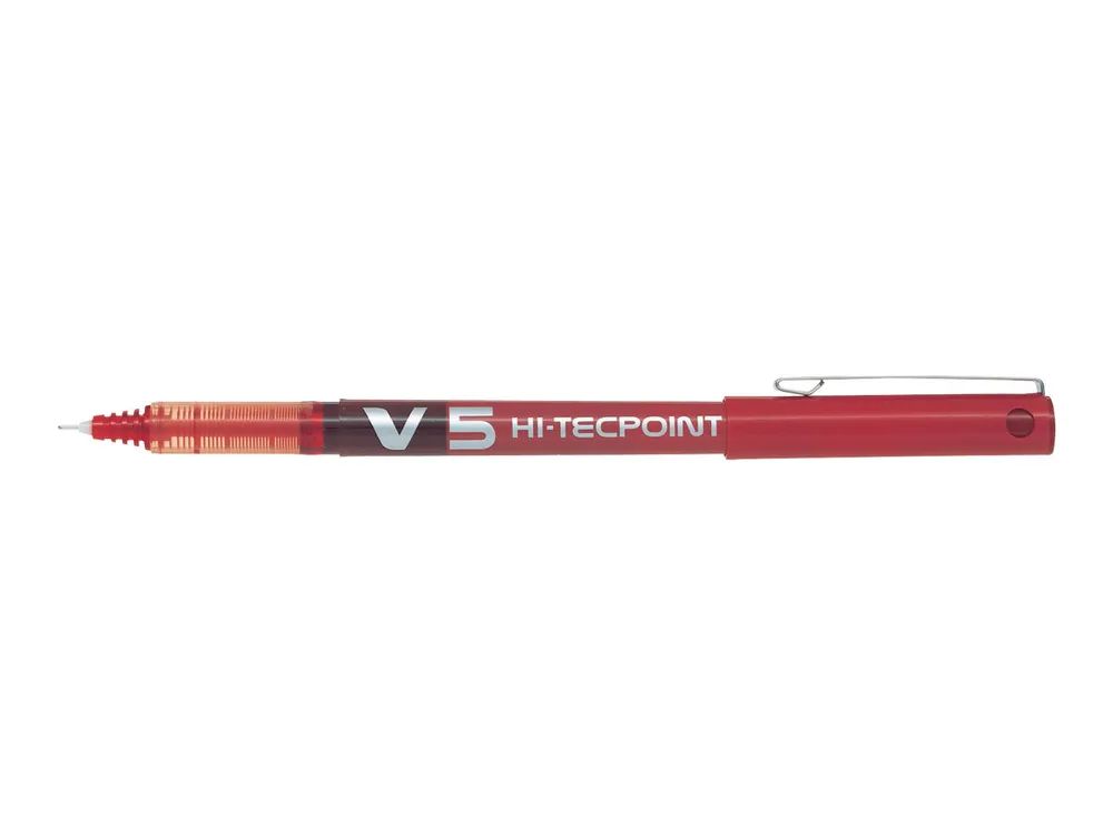 PILOT PEN Pilot Hi-Tecpoint V5 - Tintenroller - Rot - 0.5