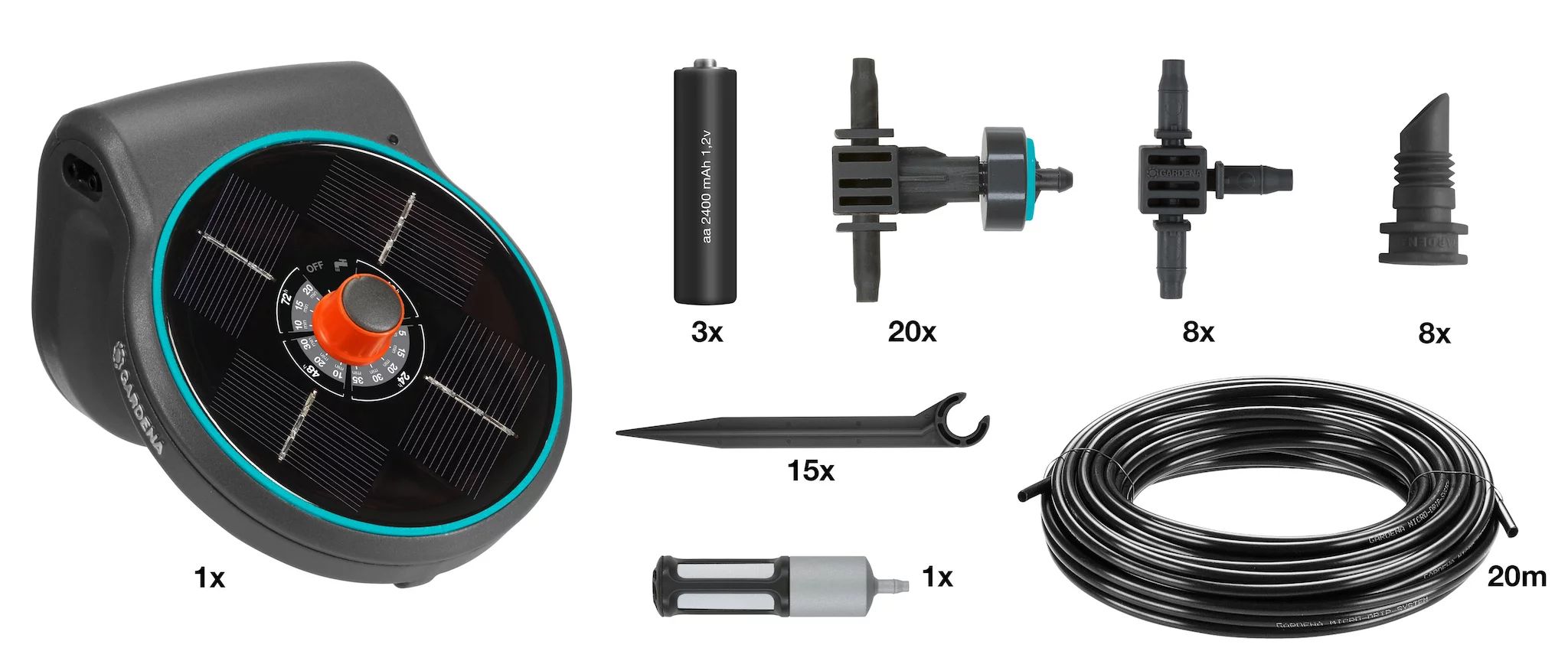 Gardena Solar-Bewässerung AquaBloom Set