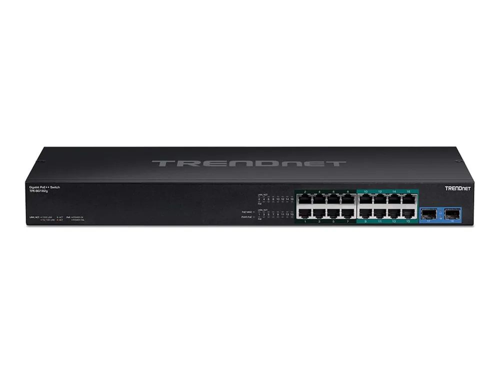 TRENDnet TPE BG182G - Switch - unmanaged - 8 x 10/100/1000 (UPOE / 4PPoE)