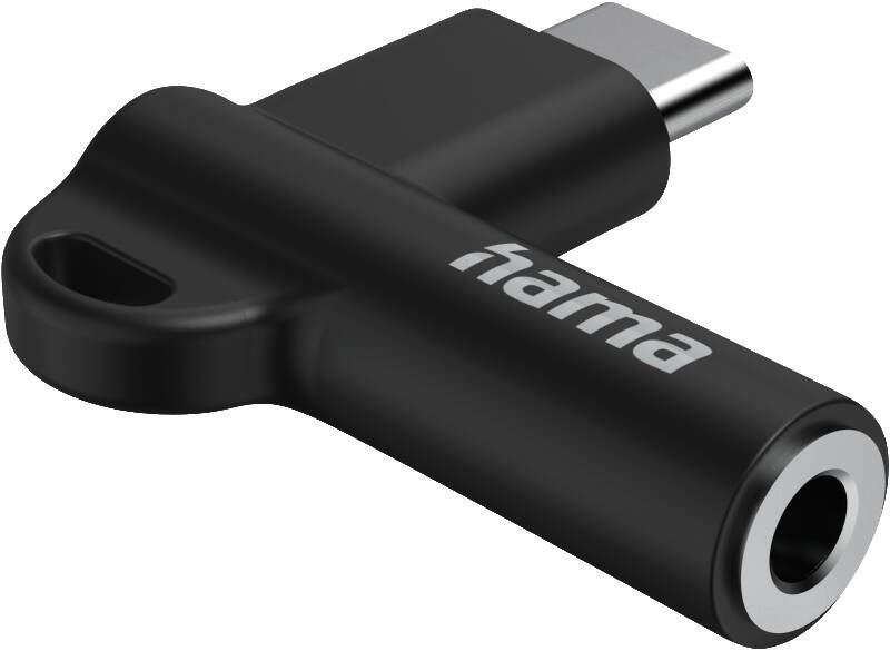 Hama 201701 USB-C-3,5mm-Audiobuchse, 90