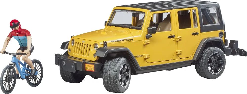 Bruder 02543 - Jeep - Mountain bike and cyclist - 4 Jahr(e) - ABS Synthetik - Mehrfarbig