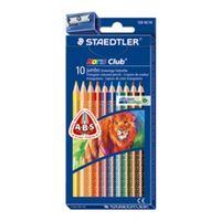 STAEDTLER Noris Club Jumbo - Farbstift - verschiedene Farben - 4 mm (Packung mit 10)