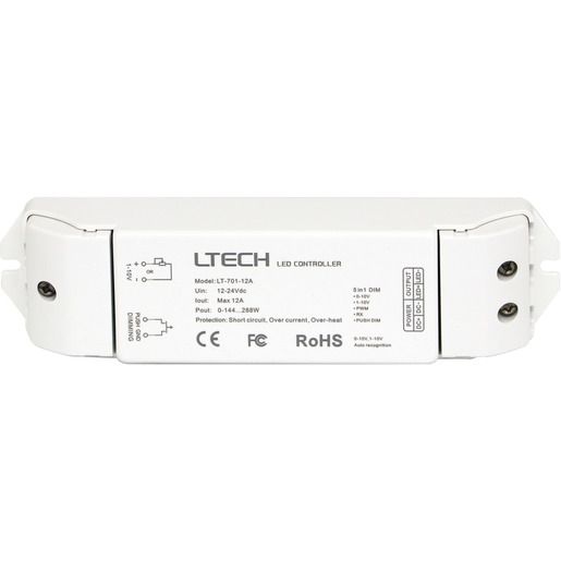 SmartLed DIMMER 1-10V 1-KANAL 12A / SMARTL SMARTLED LT70112A LT-701-12A