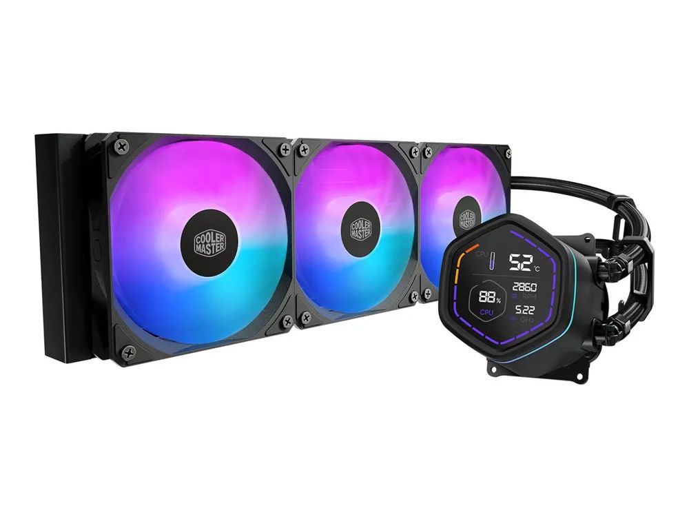 Cooler Master WAK MasterLiquid Core Nex Digital 360 ARGB - AMD Sockel AM5 (Ryzen Zen4) - Intel Sockel 1851 (Core Ultra 100&200)
