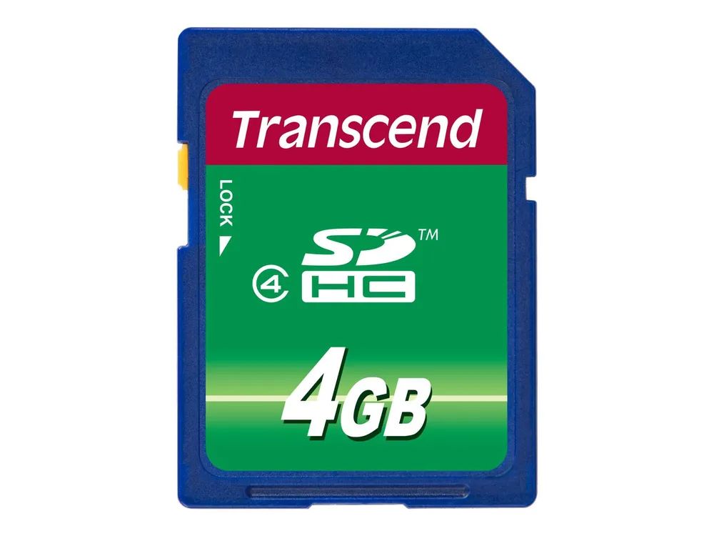 Transcend Flash-Speicherkarte - 4 GB - Class 4