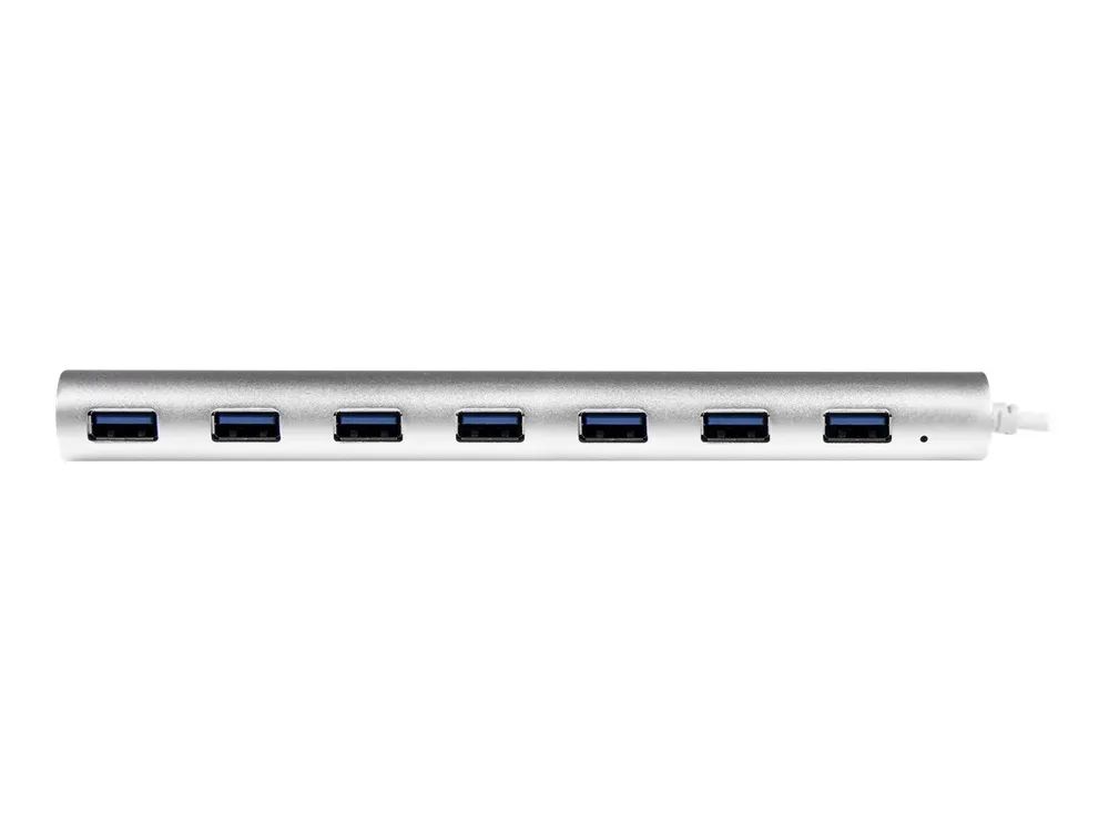 StarTech.com 7 Port kompakter USB 3.0 Hub mit eingebautem Kabel