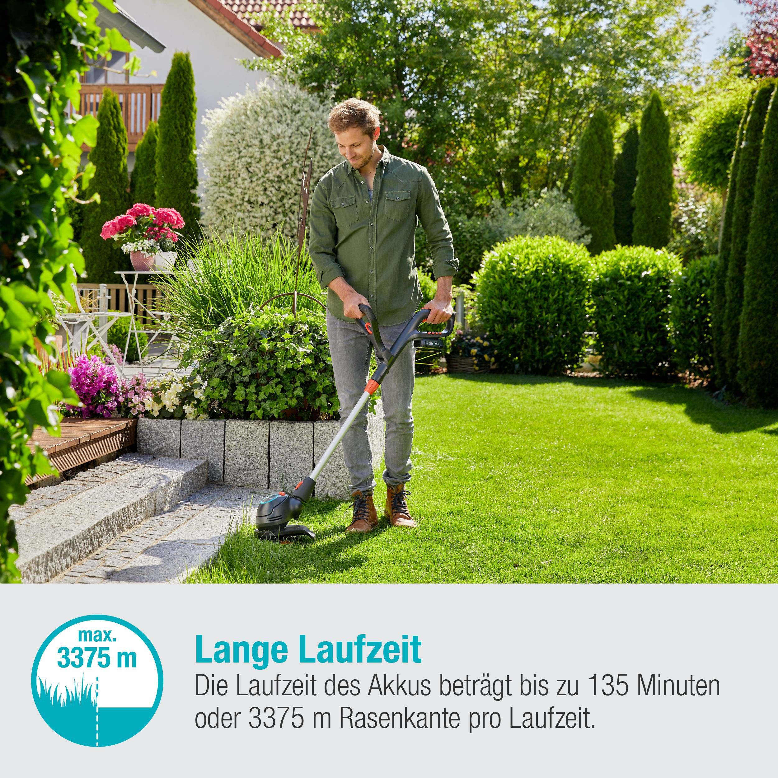 Gardena Akku-Trimmer ComfortCut 23/18V-P4A solo