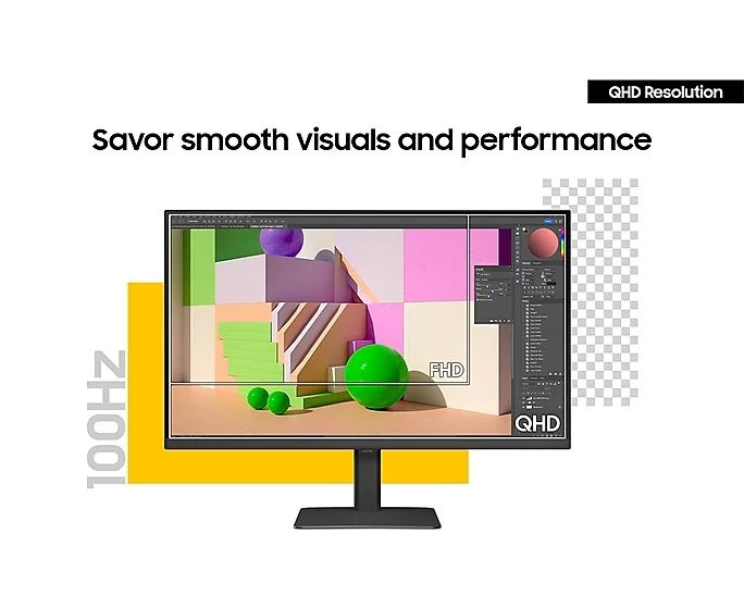 Samsung ViewFinity S6 S24D600UAU - S60UD Series - LED-Monitor - USB - 61 cm (24")