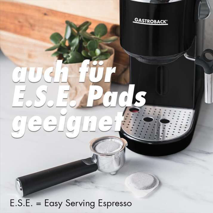 Gastroback Design Espresso Piccolo Schwarz Open-Box