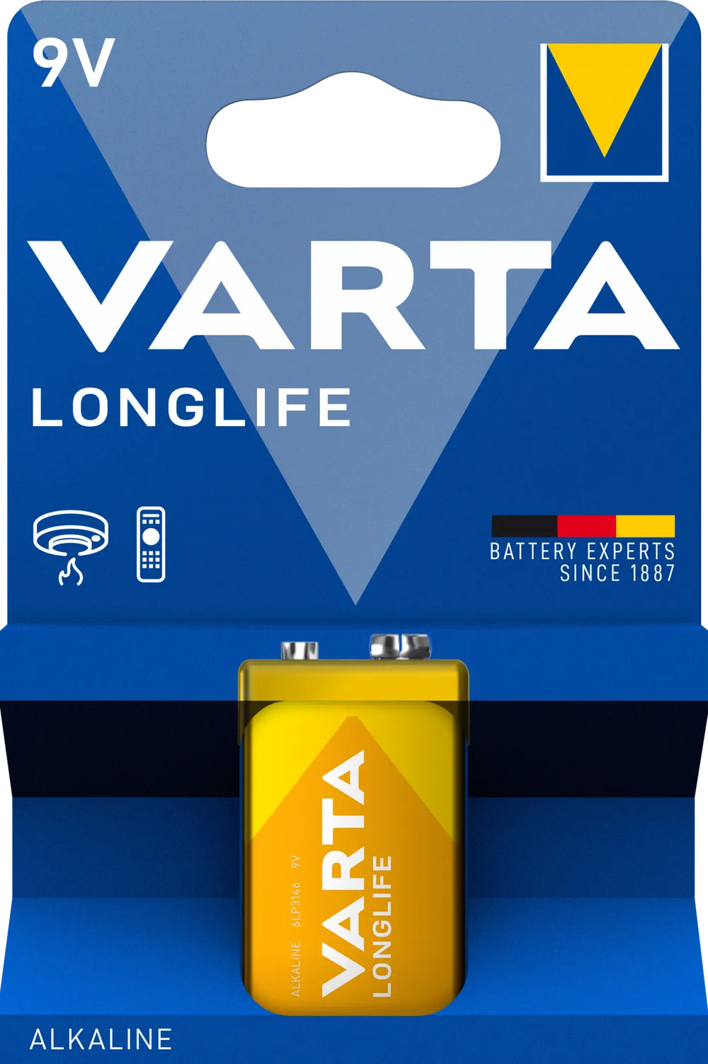VARTA LONGLIFE 9V Blister 1