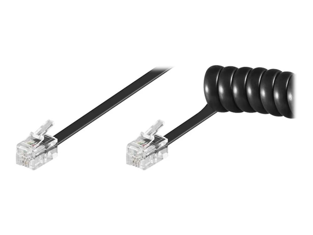 Goobay Telefonkabel - RJ-10 (M) zu RJ-10 (M)