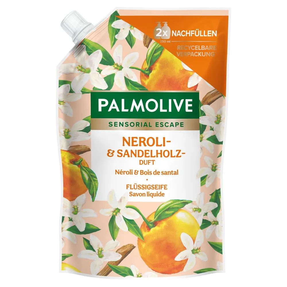 Palmolive Sensorial Escape Flüssigseife Neroli und Sandelholz Nachfüllpackung 500ml