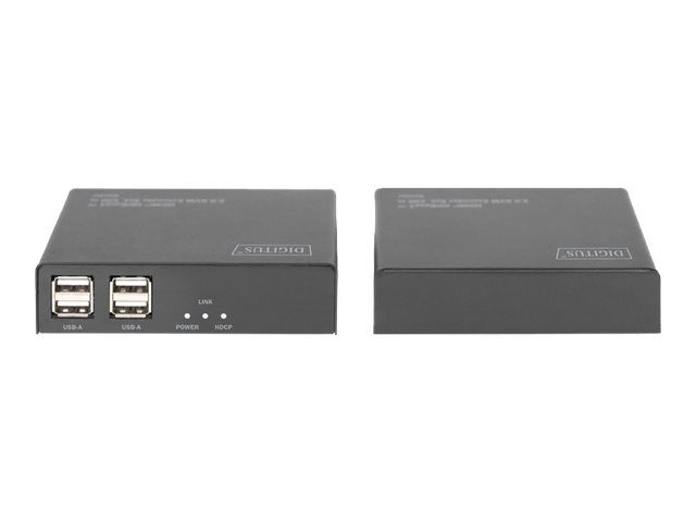 DIGITUS 4K HDMI HDBaseT 2.0 KVM Extender Set, 100 m
