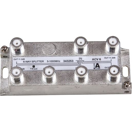 Triax F-VERTEILER 6-FACH 10,5DB / TRIAX ACV 6 343253