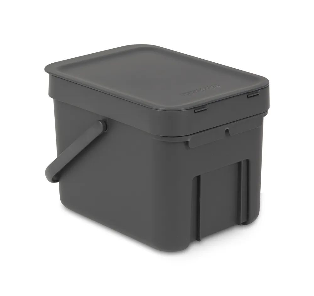 Brabantia Abfallbehälter 'Sort & Go', 6L - Grey