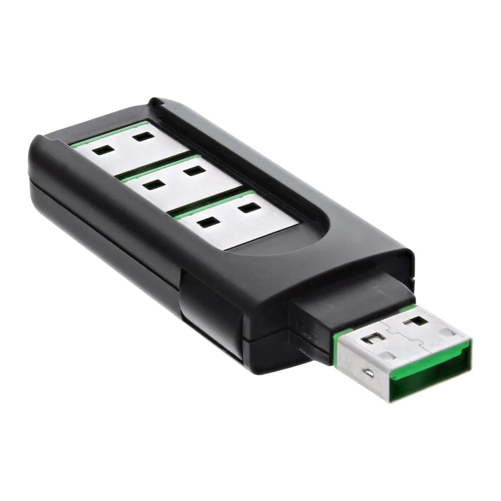 InLine USB Portblocker - blockt bis zu 4 Ports