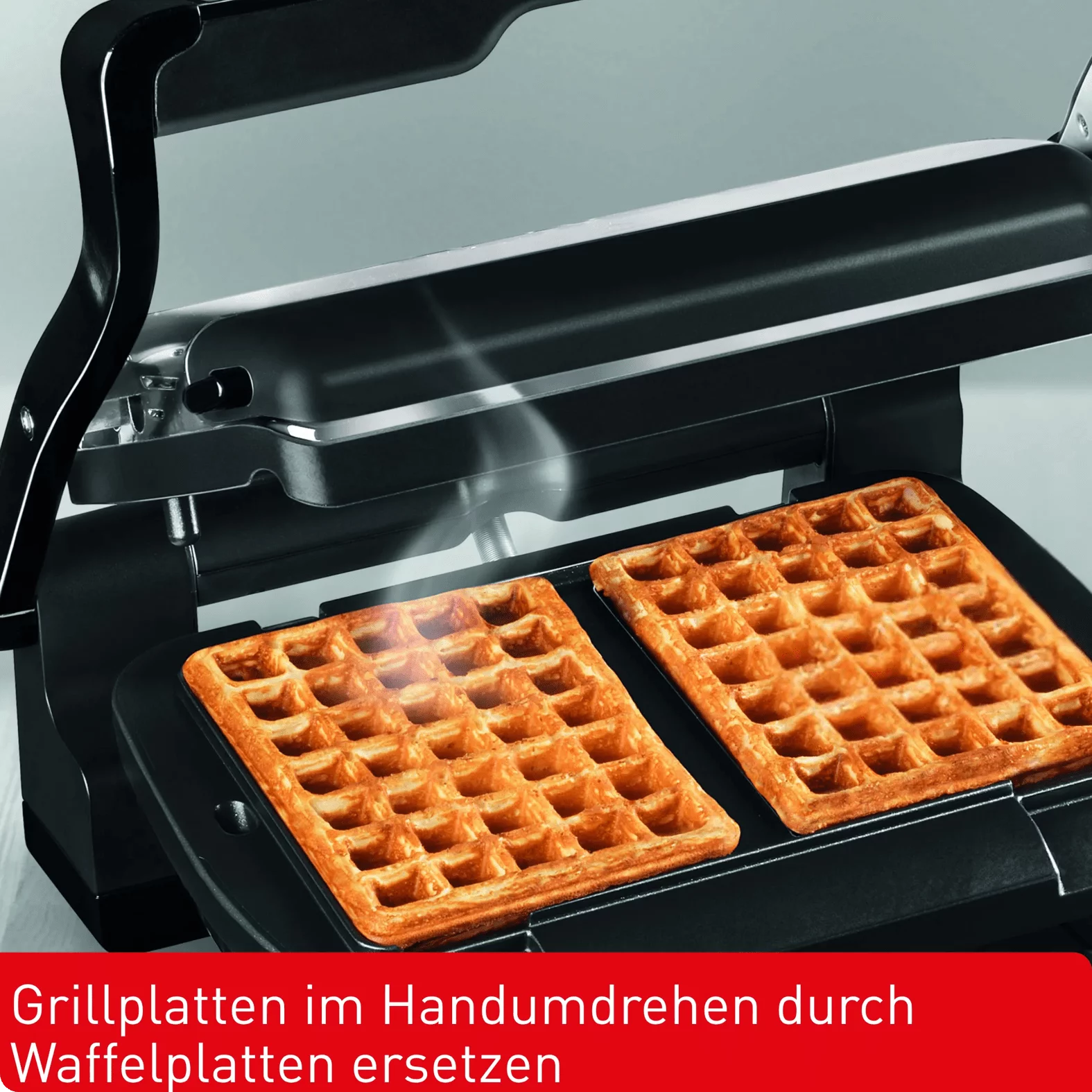 Tefal XA7248 OptiGrill Waffelplatten (x 2) und Schöpfkelle